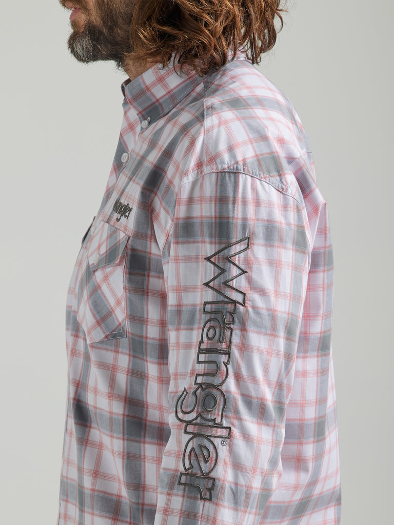 Men’s Wrangler Logo Button Down Shirt #112324695-C