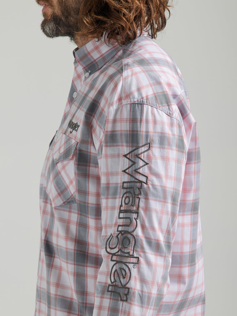 Men’s Wrangler Logo Button Down Shirt #112324695