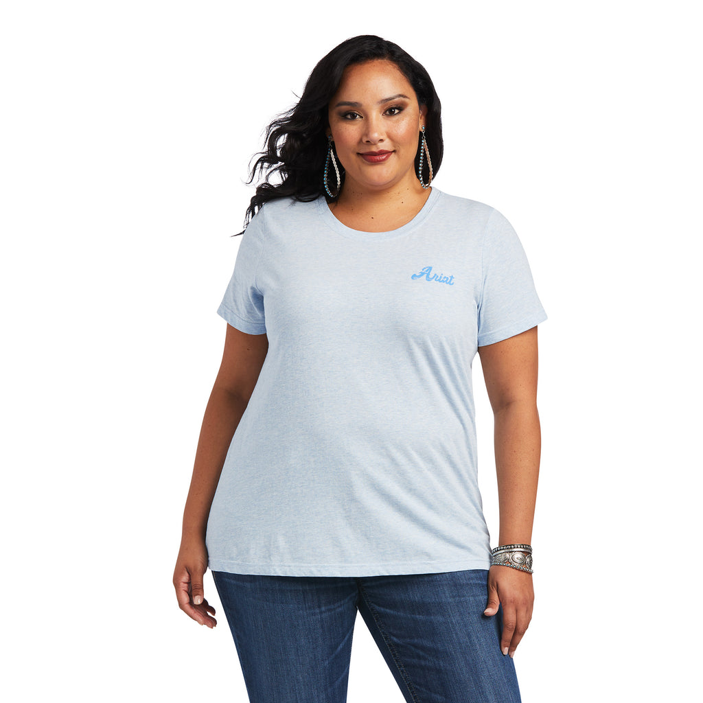 Women's Ariat REAL Flag Waver T-Shirt #10040578X
