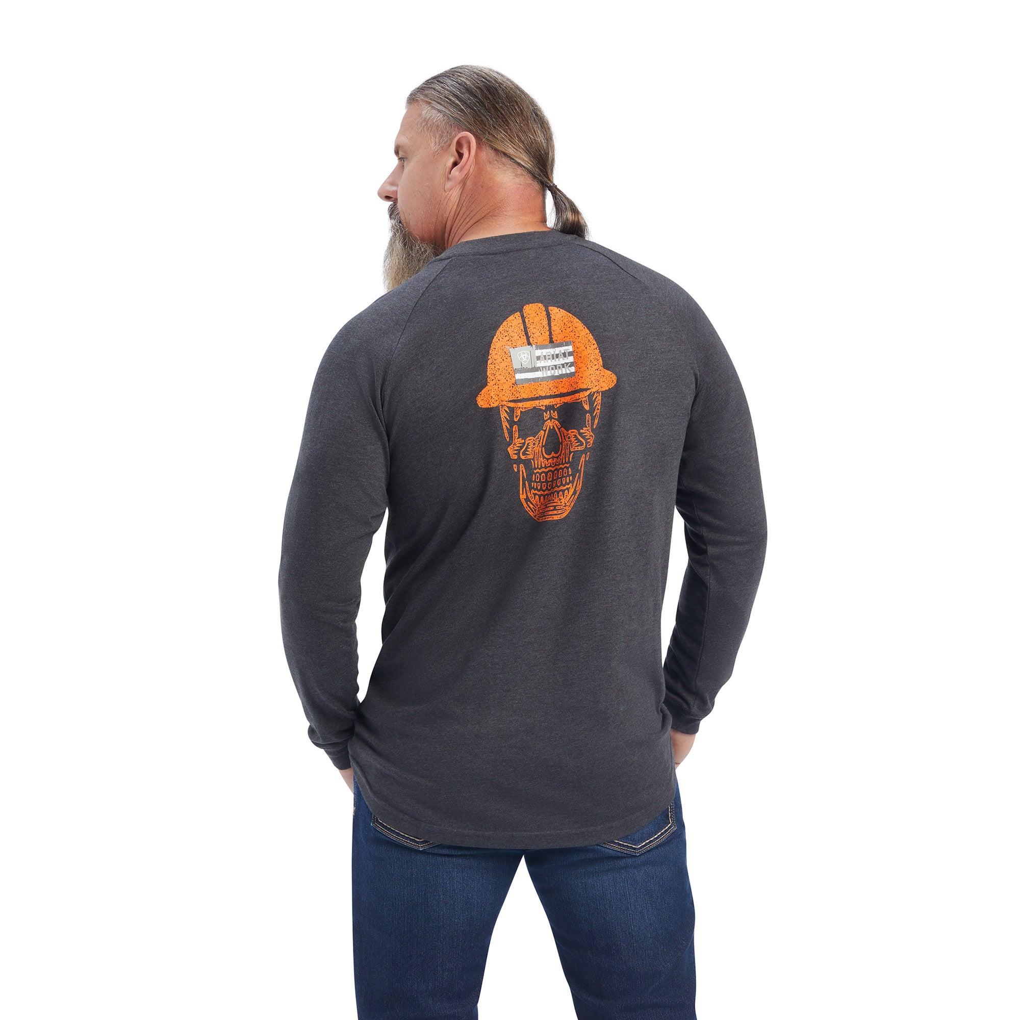Size Ariat Men's Rebar Cotton Strong Roughneck Graphic Work T-Shirt Ariat Mens Rebar Cotton Strong Graphic T-shirt-845995