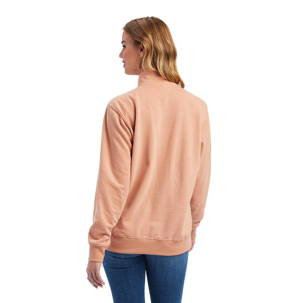Women's Ariat REAL Scenic 1/2 Zip Sweatshirt #10041812-C