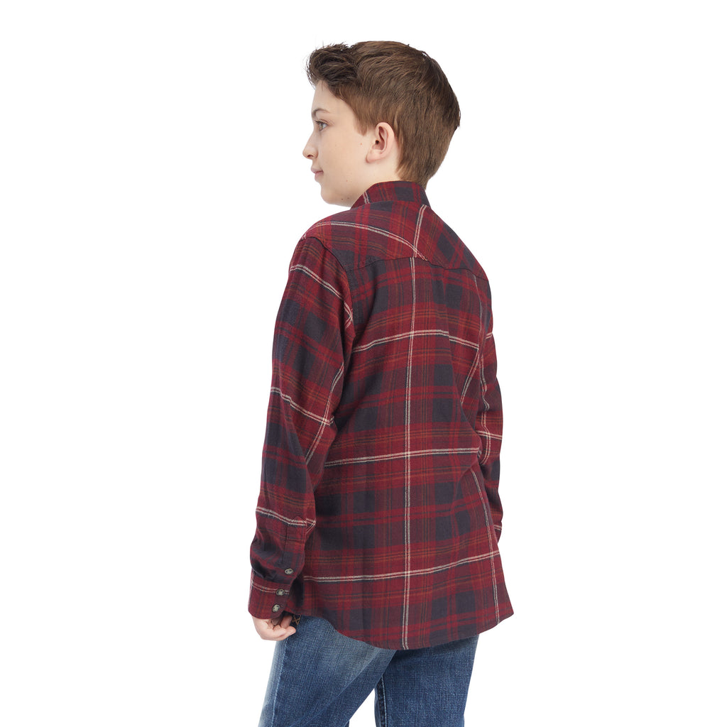 Boy's Ariat Heath Retro Fit Snap Front Shirt #10041690