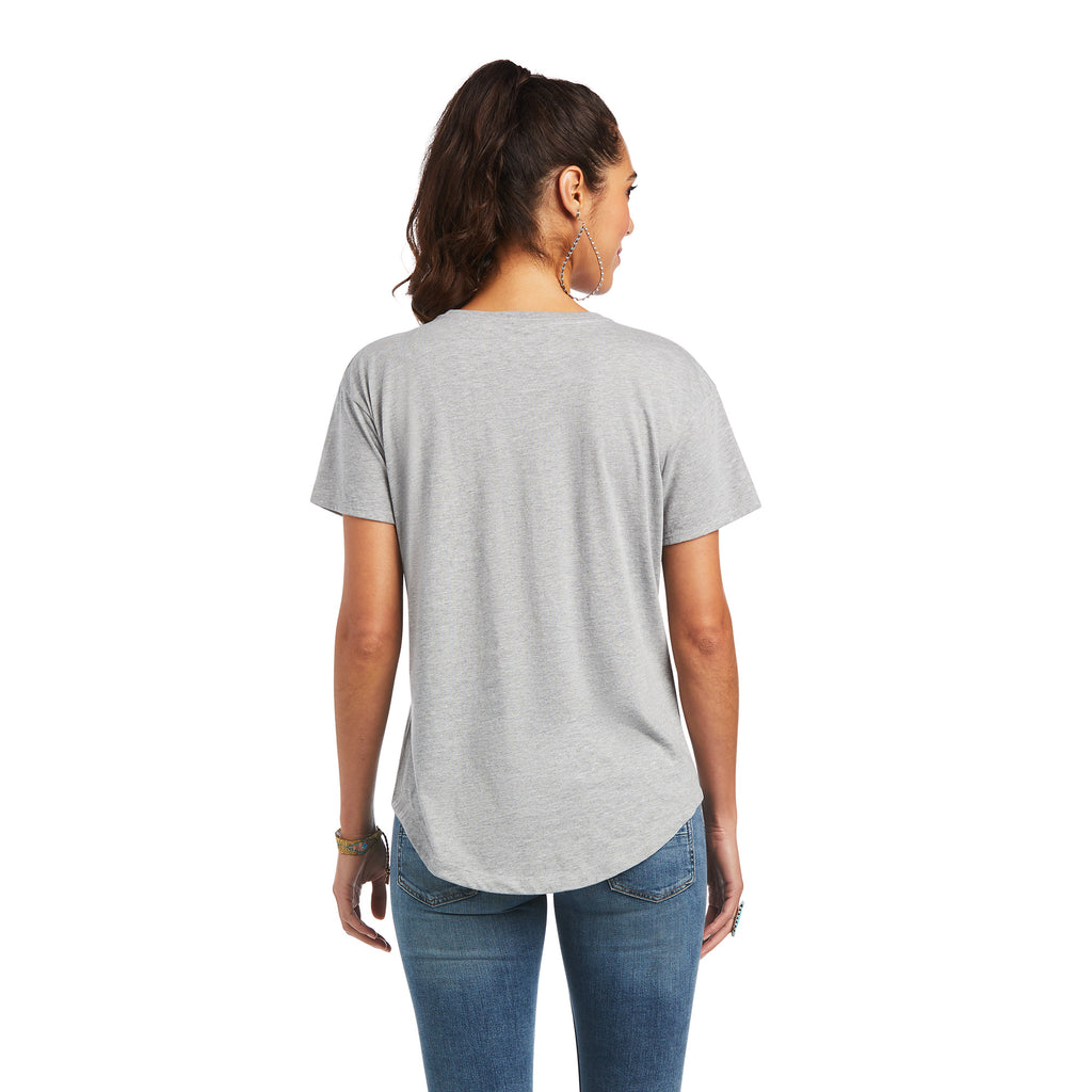 Women's Ariat Bandana Logo T-Shirt #10040966-C