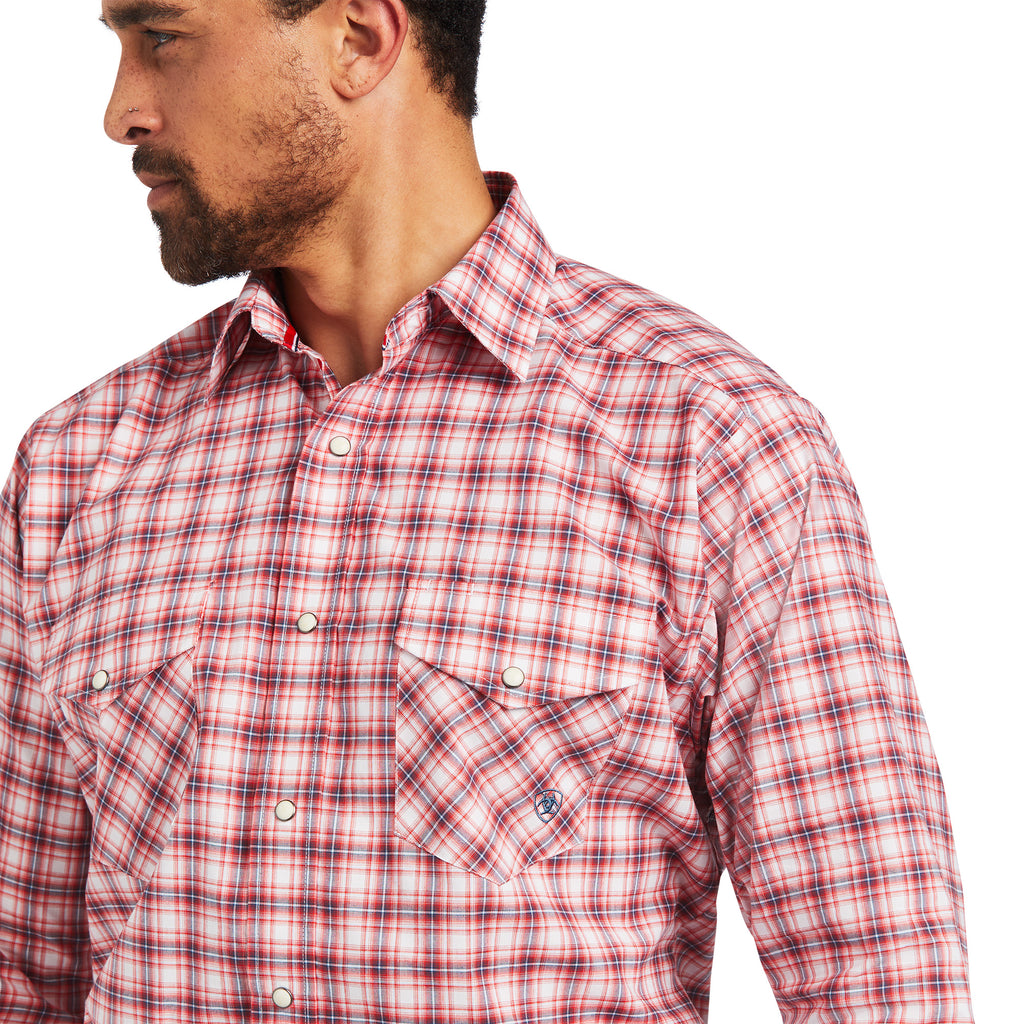 Men's Wrangler Pro Series Forrest Stretch Classic Fit Snap Front Shirt #10040549-C