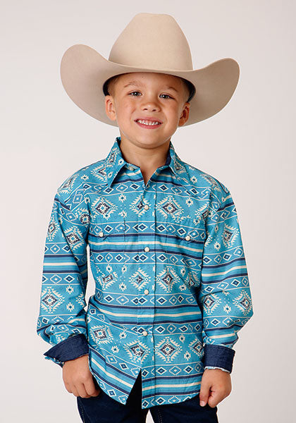 Boy's Roper Snap Front Shirt #03-030-0067-4018