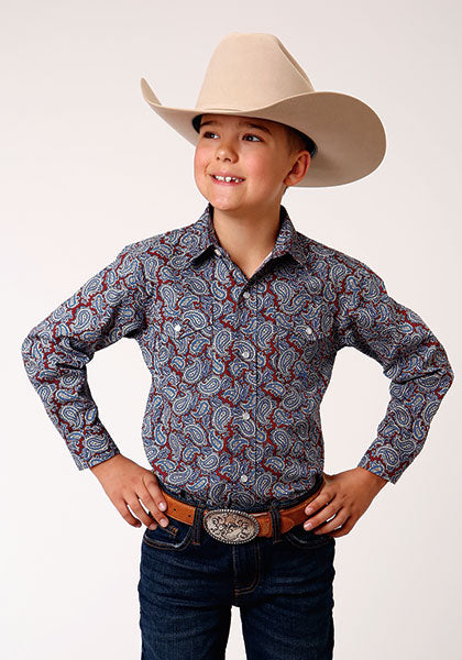 Boy's Roper Snap Front Shirt #03-030-0225-4012