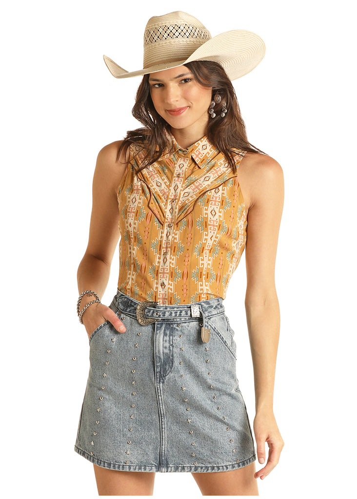 Women’s Rock & Roll Cowgirl Snap Front Shirt #RRWSSSR0V6
