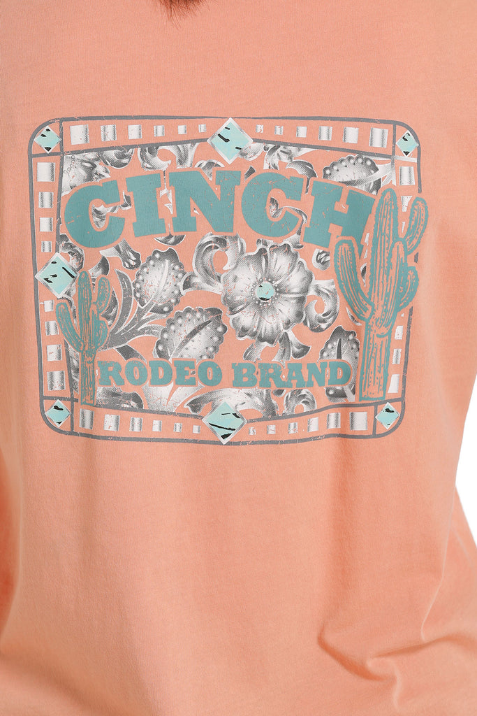 Women’s Cinch Rodeo Branded T-Shirt #MSK7901001