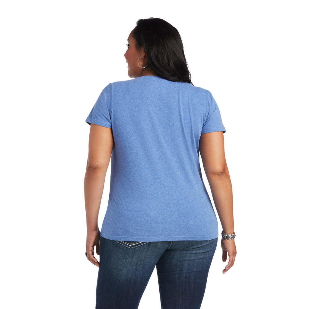 Women's Ariat REAL Tropic Steerhead T-Shirt #10040533X