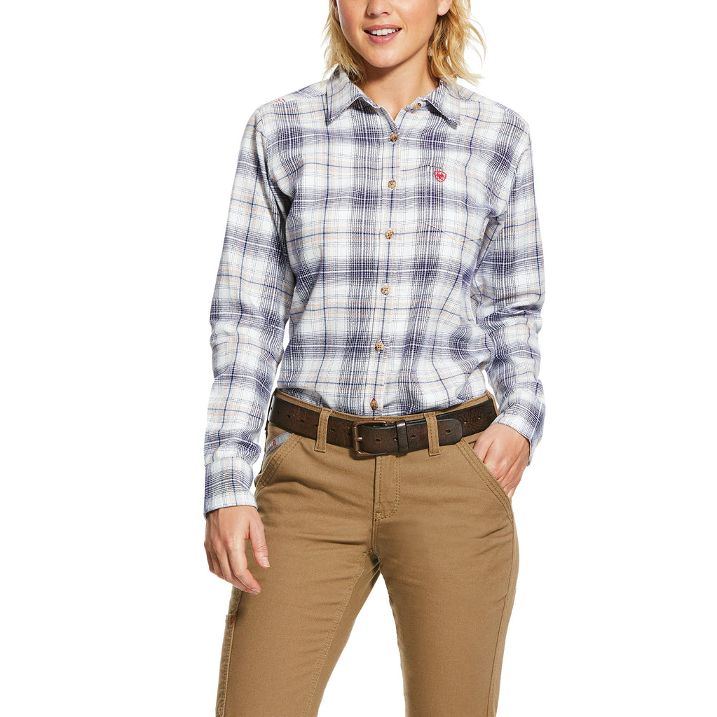 Women's Ariat FR Foraker Button Down Work Shirt #10030337-C