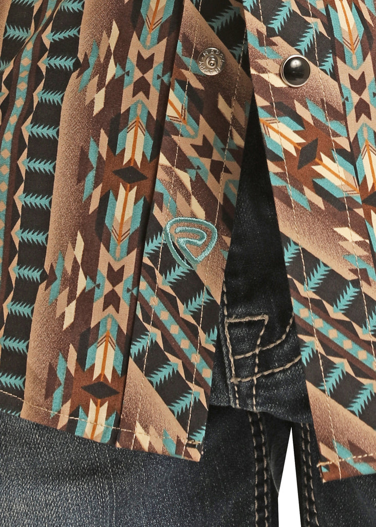 Boy's Rock & Roll Cowboy Snap Front Shirt #RRBSOSR09B