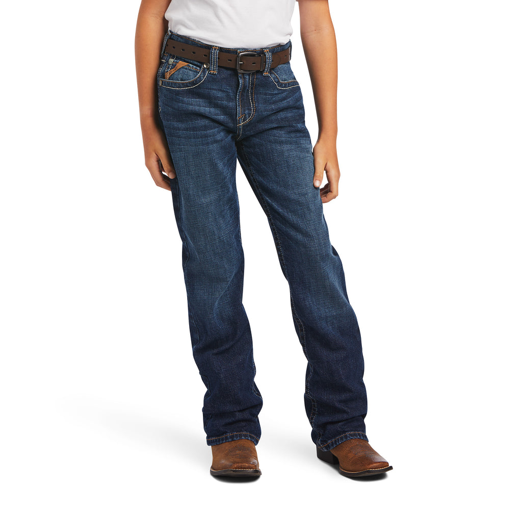Boy's Ariat B4 Relaxed Ramos Fashion Boot Cut Jean #10041090