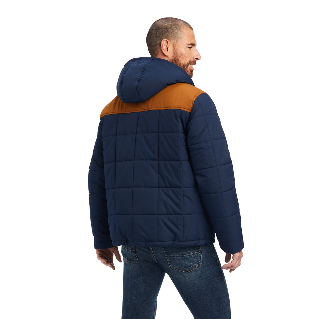 Men's Ariat Navy Crius Insulated Jacket #10041648