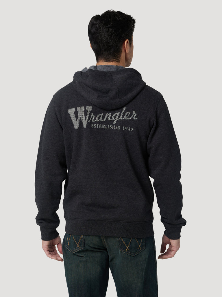 Men's Wrangler Logo Zip Hoodie #112324803