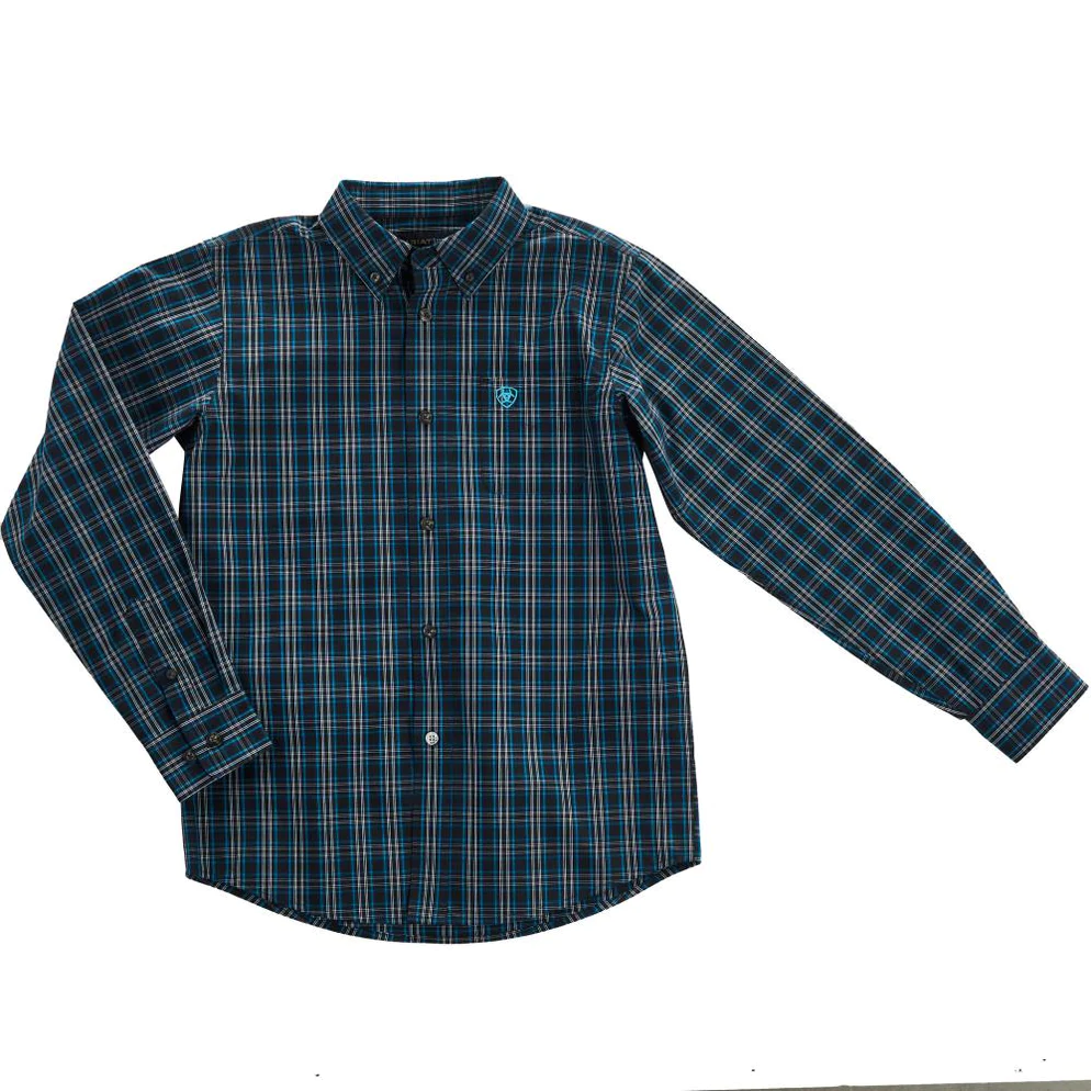 Boy's Ariat Pro Kodi Button Down Shirt #10042802-C