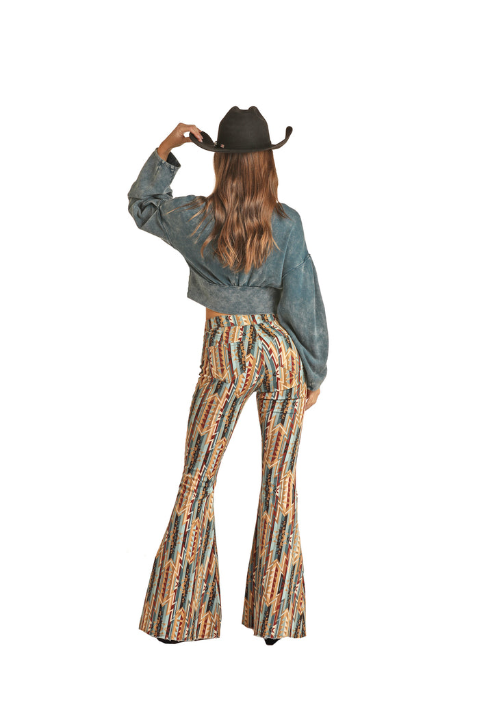 Women's Rock & Roll Cowgirl Bell Bottom Jeans #RRWD7PR0FD