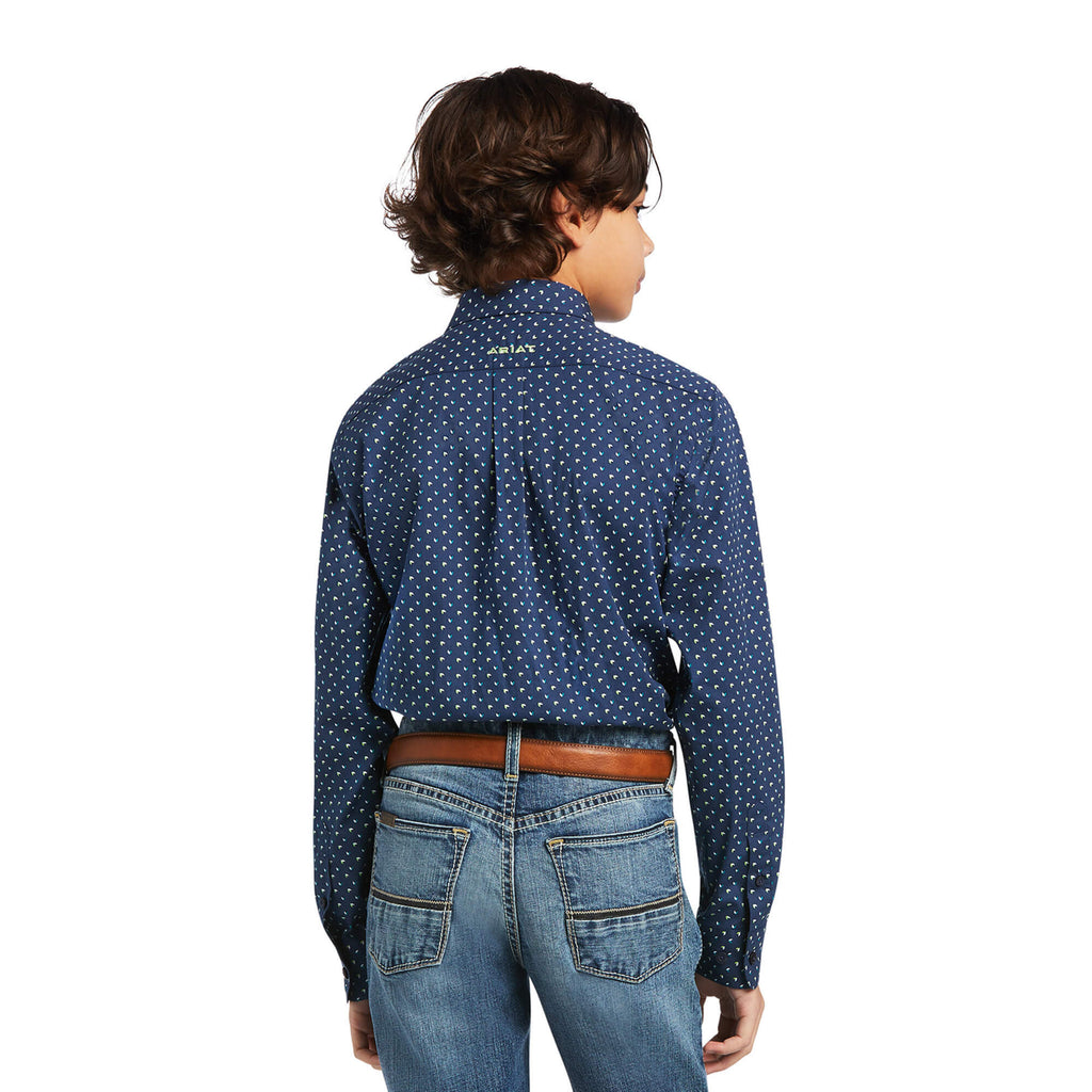 Boy's Ariat Dante Stretch Classic Fit Button Down Shirt #10039520