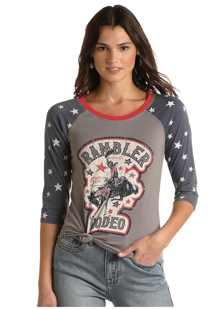 Women's Rock & Roll Cowgirl T-Shirt #WLWT21XZJA