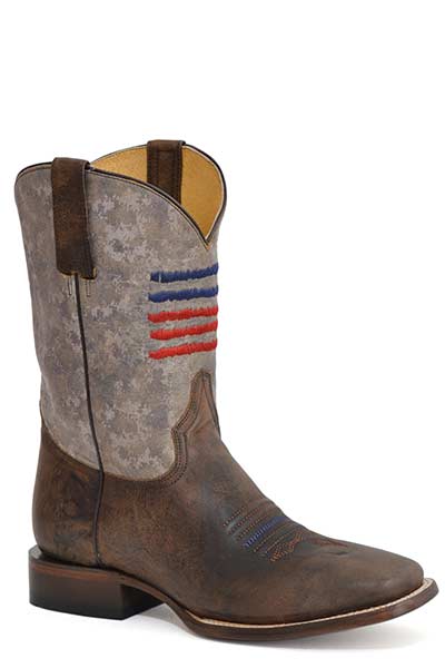 Men's Roper Stripes Western Boot #09-020-7001-8411