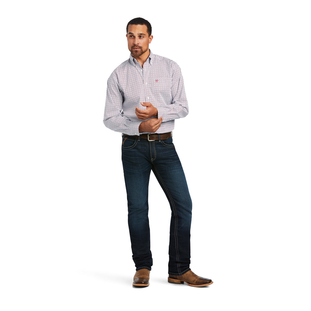 Men's Ariat Jonathon Stretch Classic Fit Button Down Shirt #10039260X-C