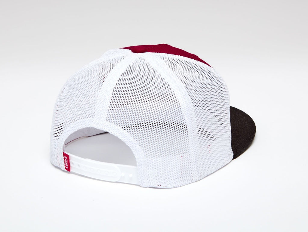 Men's Kimes Huxton Trucker Dark Red Cap