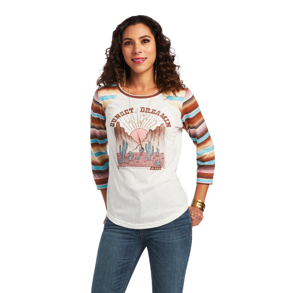 Women's Ariat Sunset Dreamin' T-Shirt #10040523-C