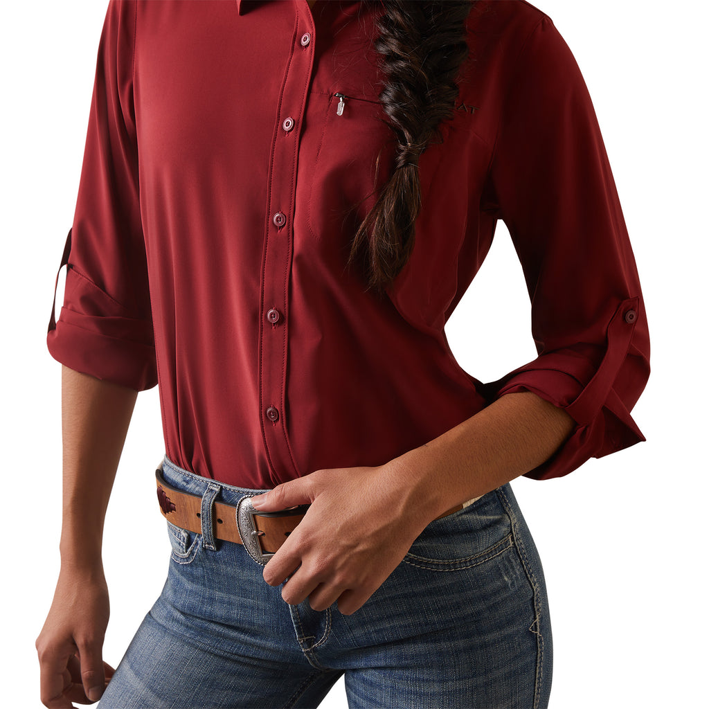 Women's Ariat VentTEK Stretch Button Down Shirt #10043495-C