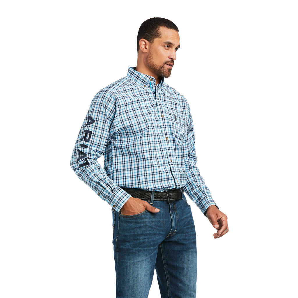Men's Ariat Pro Series Team Synclair Classic Fit Button Down Shirt #10039244X-C (Big and Tall)