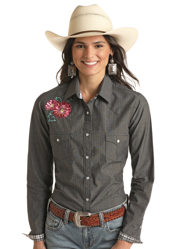 Women's Rough Stock Snap Front Shirt #RSWSOSRZCV