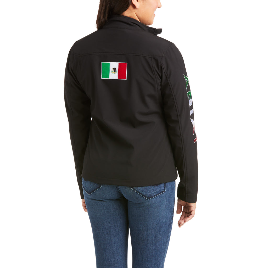 Women's Ariat Classic Team Mexico Softshell Water Resistant Jacket #10031428