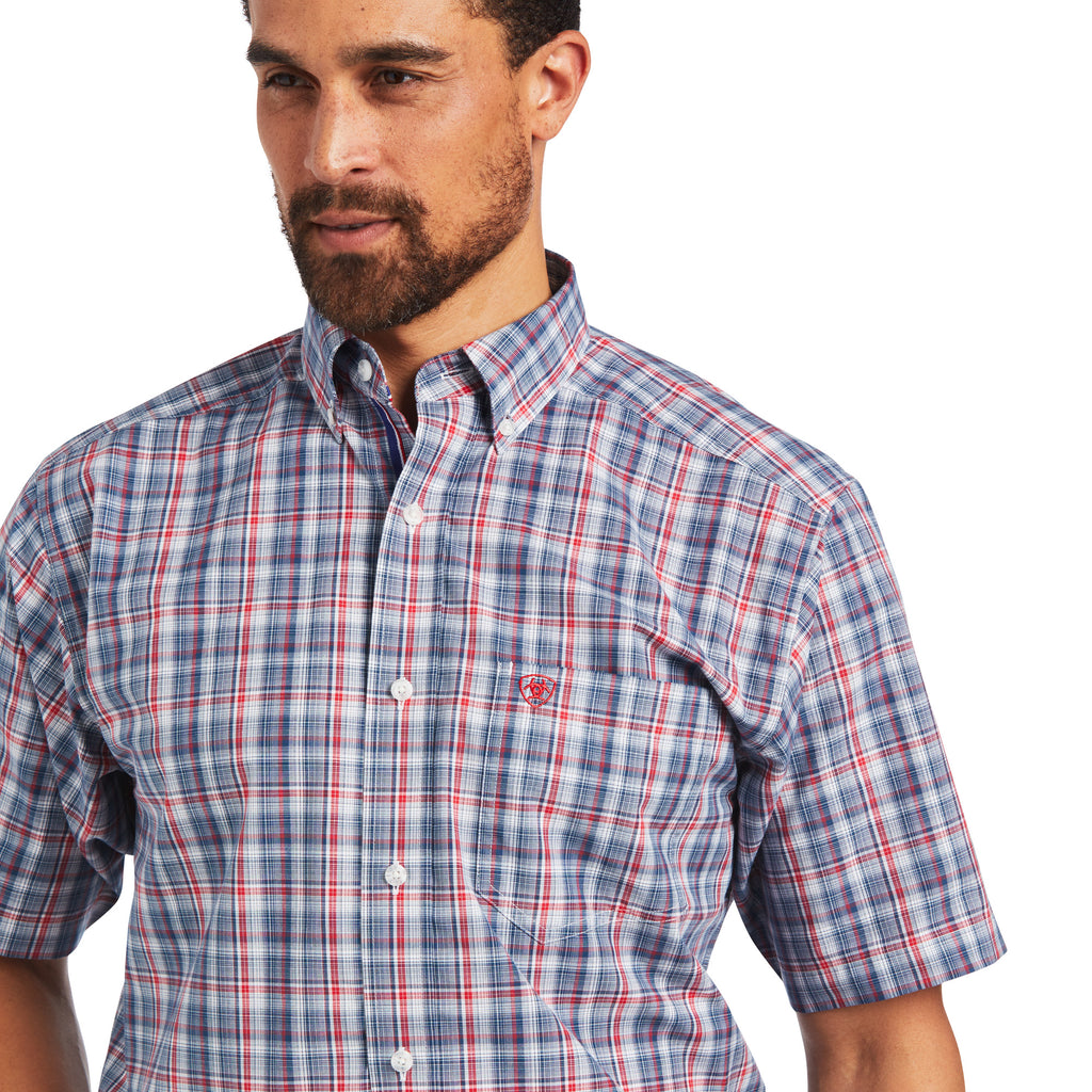 Men's Ariat Pro Series Flint Classic Fit Button Down Shirt #10040556X-C (Big and Tall)