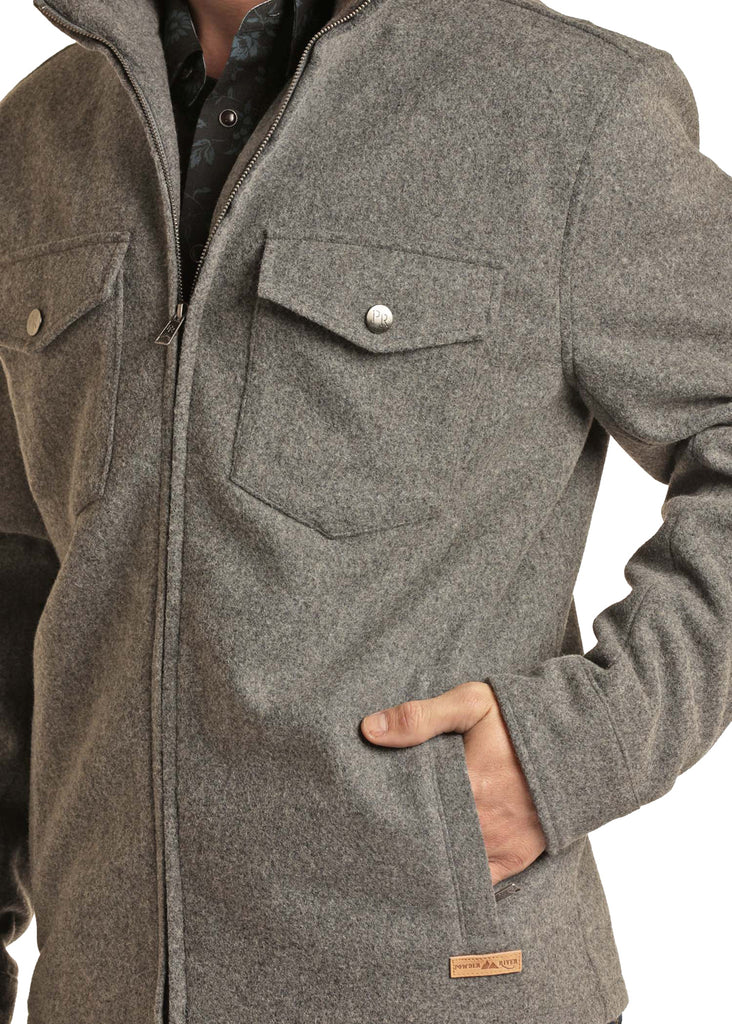 Men's Powder River Wool Jacket #PRMO92RZZA | High Country Western Wear