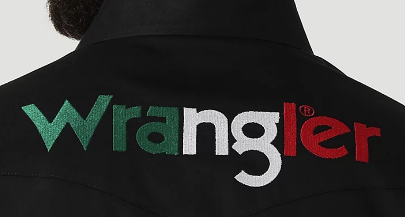 Men's Wrangler Logo Snap Front Shirt #112317124X