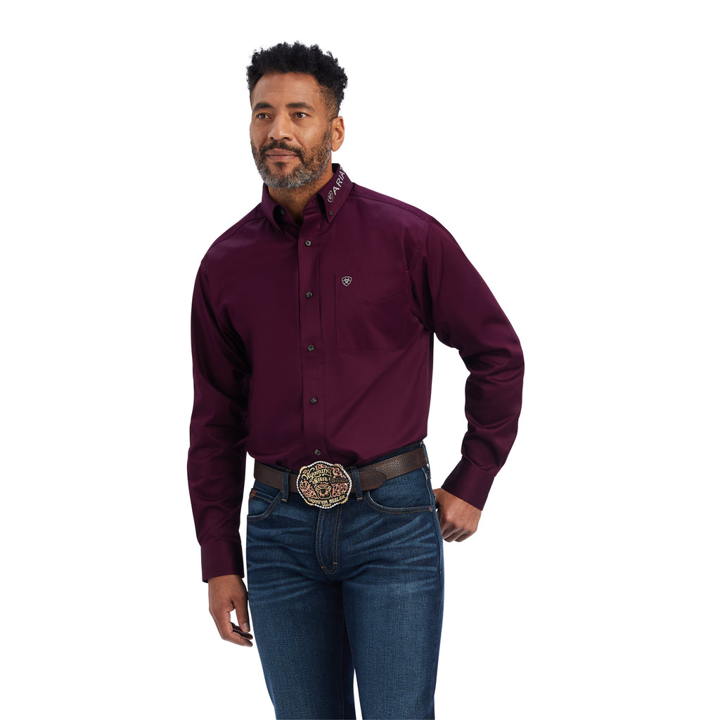 Men's Ariat Team Logo Twill Classic Fit Button Down Shirt #10041530X (Big and Tall)