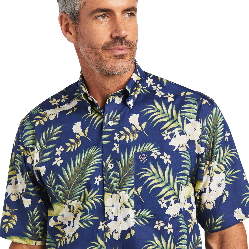 Men's Ariat Wrinkle Free Ephraim Classic Fit Button Down Shirt #10040725-C