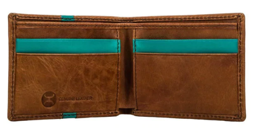 Men's Hooey Toukawa Front Pocket Bi-Fold Wallet #HFBF006-TNTQ