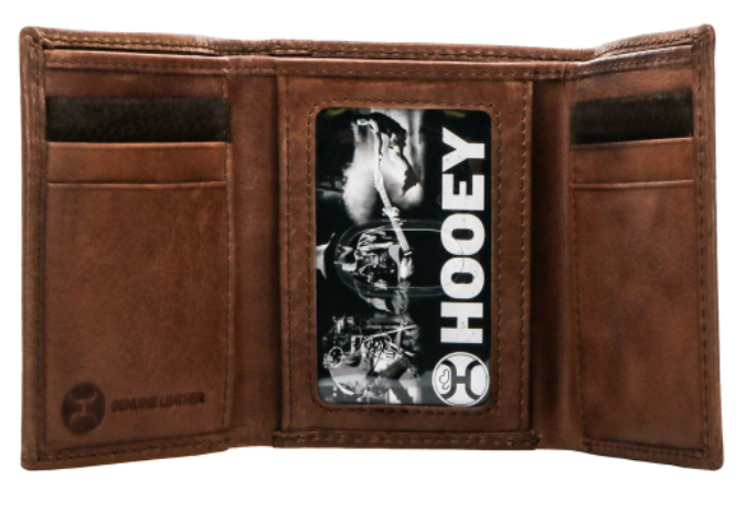 Men's Hooey Tri-Fold Wallet #HTR002-BR