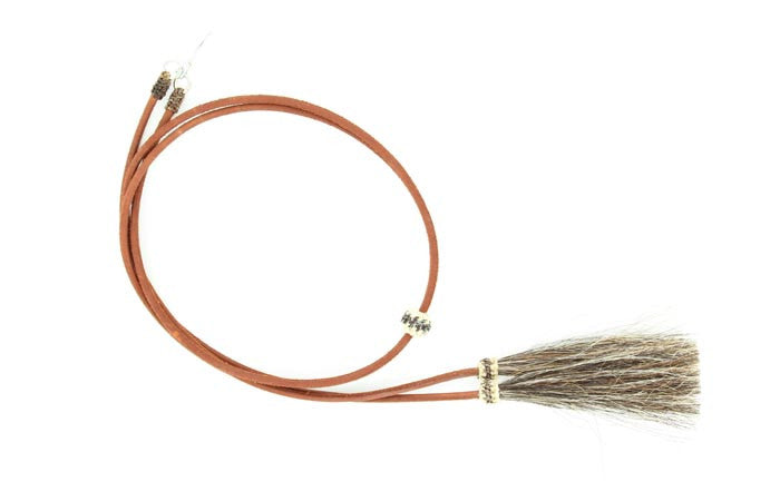 Leather Stampede String with Pins #0295302