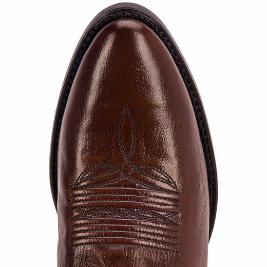 Dan Post Men's Milwaukee Cowboy Boot - Rounded Toe, Black Cherry Leather, Comfort Cushion - View #7