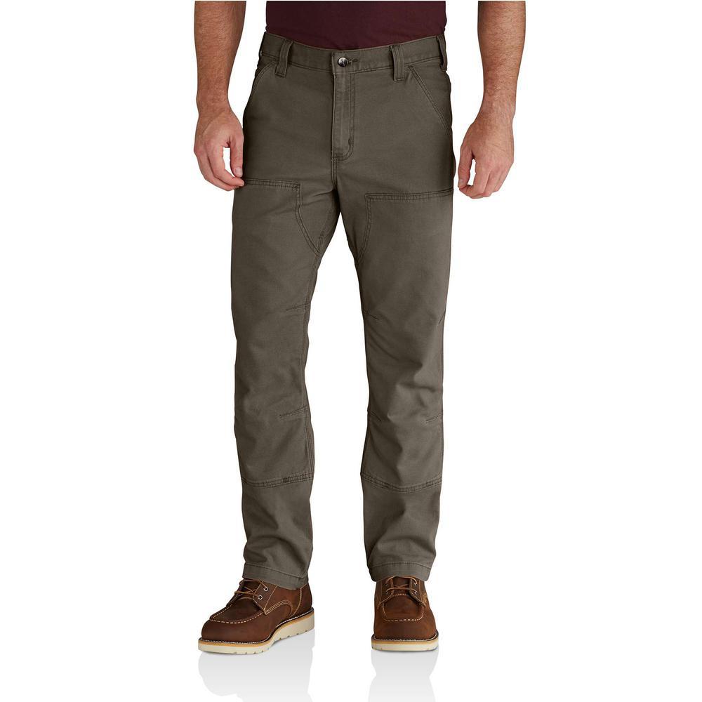 Men's Carhartt Rugged Flex Relaxed Fit Canvas Double-Front Utility Work Pant #102802-217