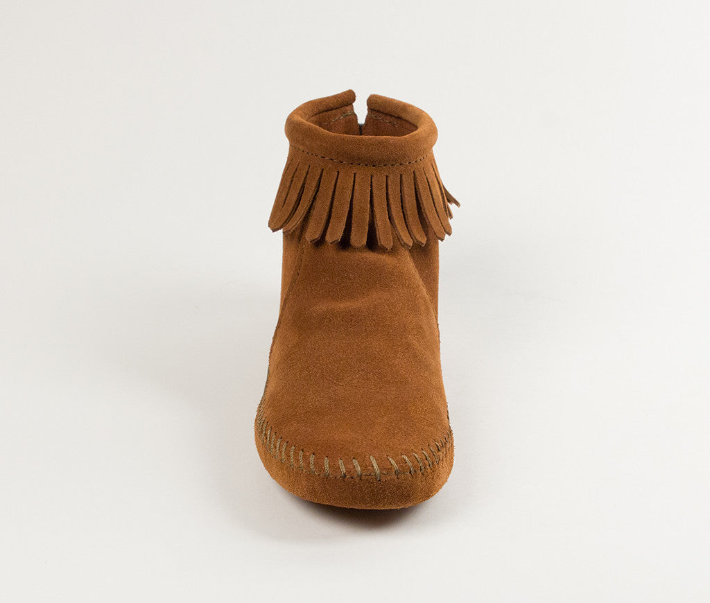 Women's Minnetonka Back Zip Softsole Boot #182 | High Country