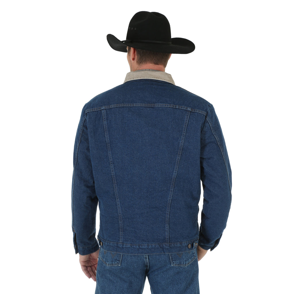 Men's Wrangler Blanket Lined Denim Jacket #74270PW