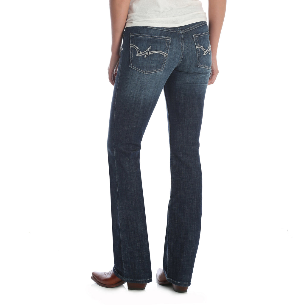 Women's Wrangler Mid-Rise Boot Cut Jean #09PWZDO (Plus Sizes)