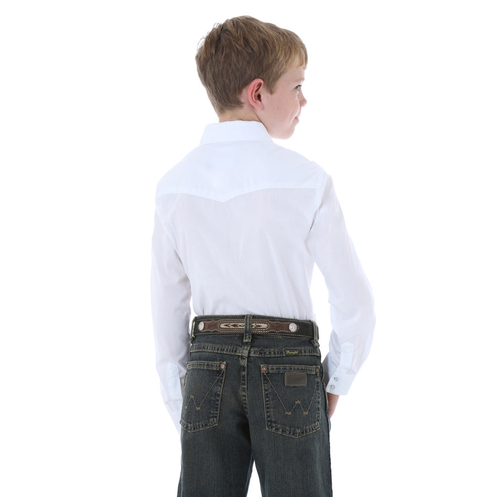 Boy's Wrangler Snap Front Western Shirt #204WHSL